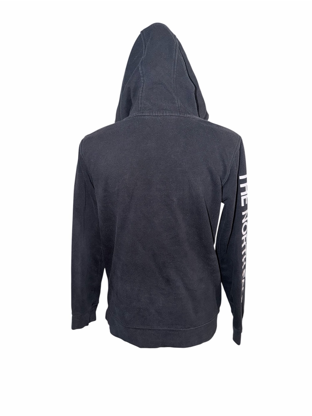 The North Face Kids Black Logo Hoodie Outdoor Graphic Sweater Size Large - Picture 4 of 5